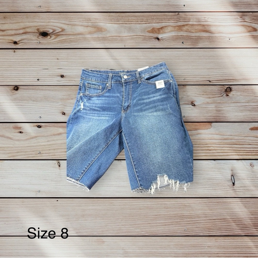 Blue jean shorts